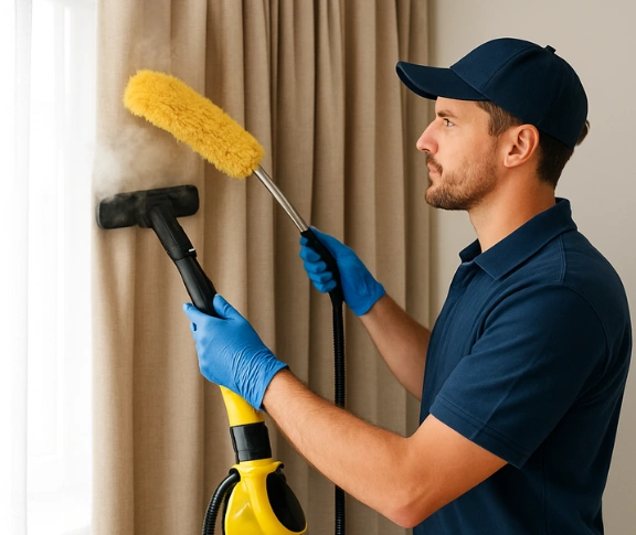 Trusted blind cleaning technician Matty Curtain Cleaning sandy-point-nsw QLD